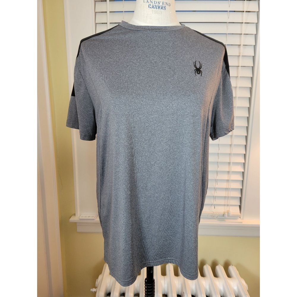 Spider Active Men's Short Sleeve T-Shirt Athletic Activewear SZ MED Item: 157375